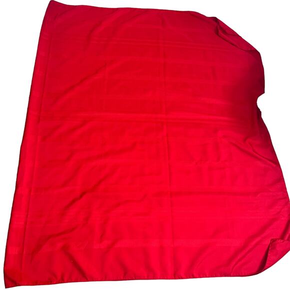 Red Holiday Tablecloth – Oblong, Fits 10–12 Seat Table (60” x 102”) - Picture 8 of 13